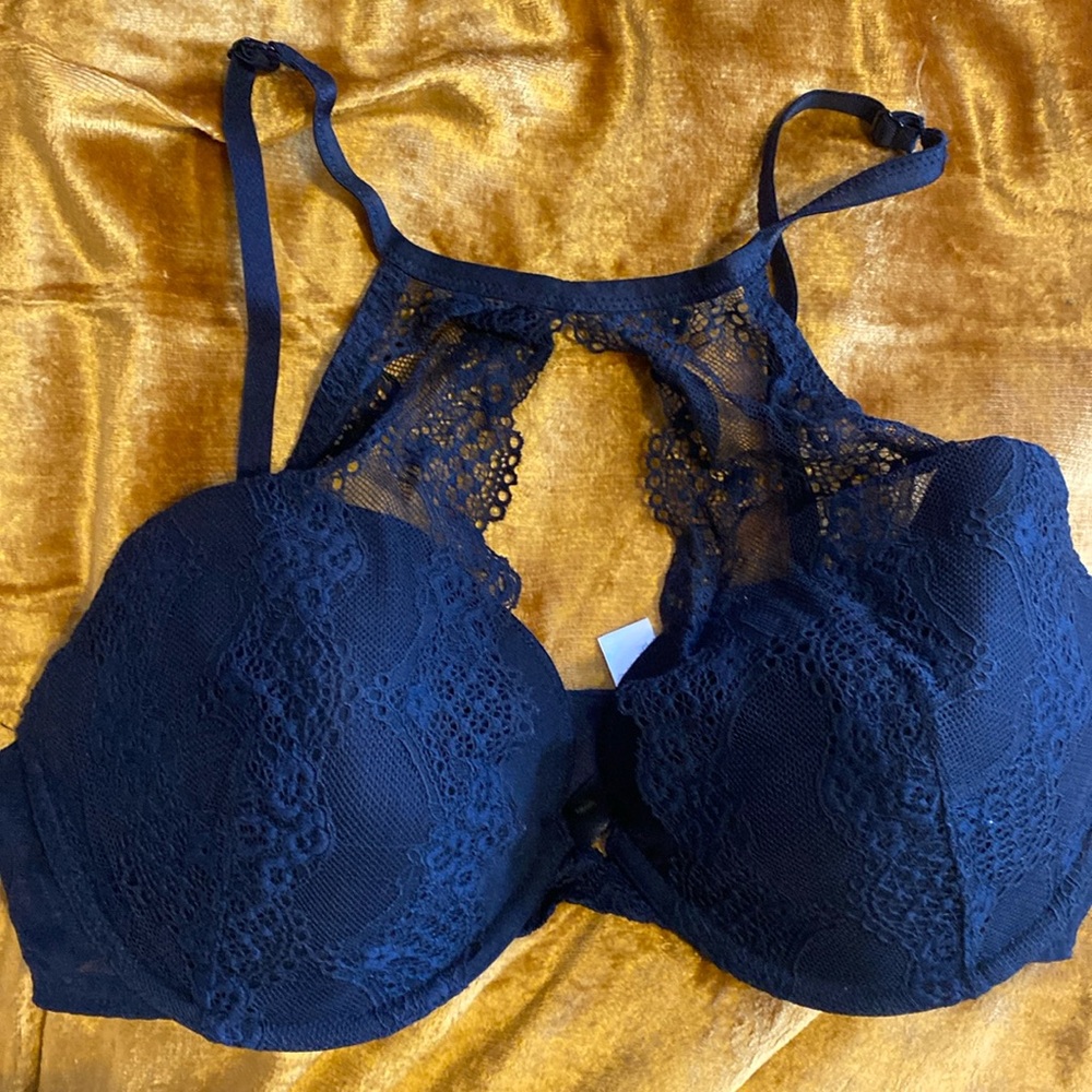 Adore Me 36 D lace high neck bra